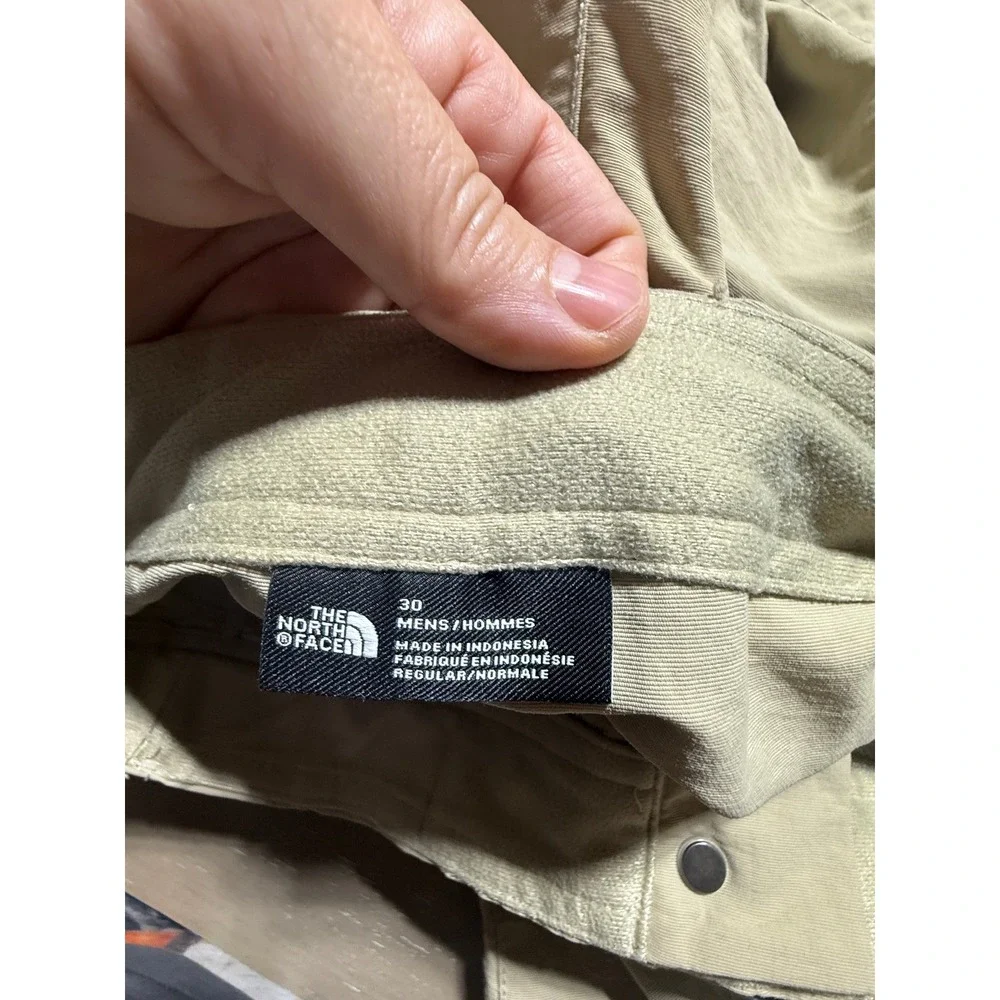 The North Face Convertible Pants Mens 30 Khaki Paramount Trail Zip Off Straight